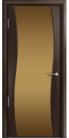 Двери Milyana Omega Венге ст. широкое бронзовое